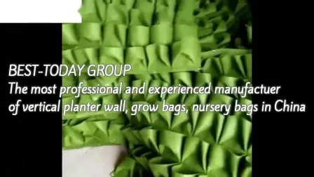 Green Wall Hanging Garden Planter Vertical Felt Plant Pots Grow Flower Bags 18 Pockets for Plant 