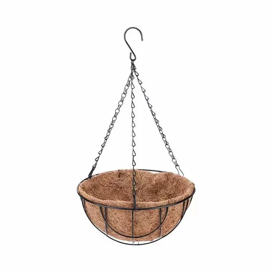 Chain Hanging Planters Flower Pot Basket Vase Levitating Garden Nursery Imitation Rattan Weaving Home Decor Balcony Baskets 