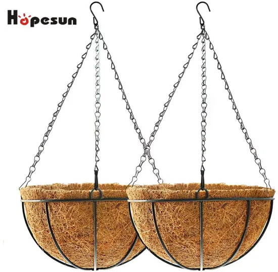 Nice Price Garden Steel Flower Hanging Basket (HPG053) 