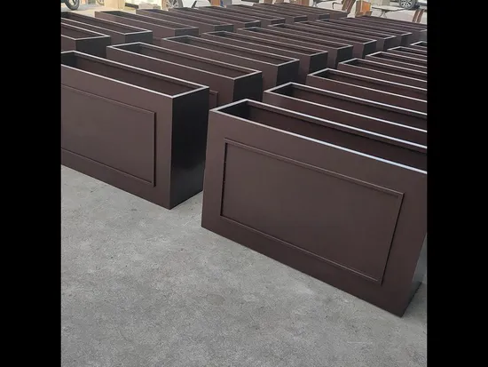 Bespoke Outdoor Decorative Garden Flower Pot Metal Planters 