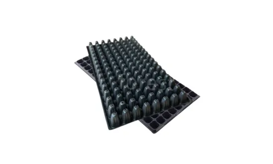128 Hole Pet PS Plastic Seedling Tray for Greenhouse Vegetables 